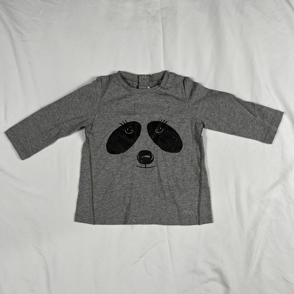 Little Marc Jacobs Raccoon Eyes Baby‎ Girl Tee Shirt Top 6Months